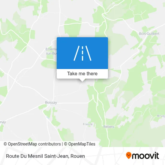 Route Du Mesnil Saint-Jean map
