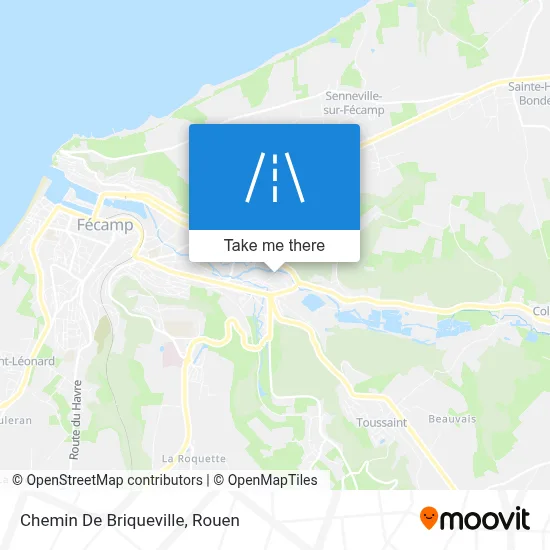Chemin De Briqueville map