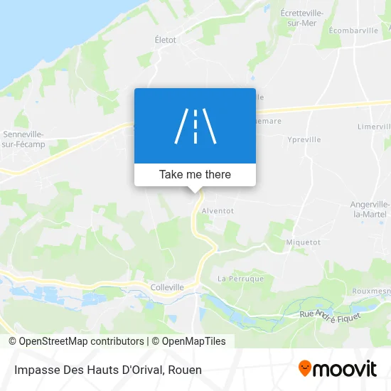 Impasse Des Hauts D'Orival map