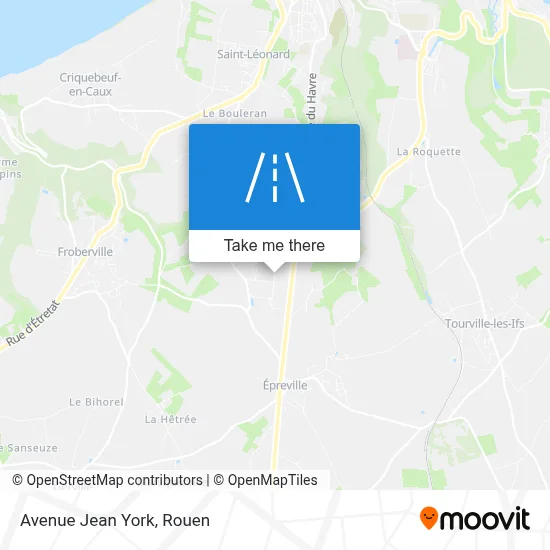 Avenue Jean York map