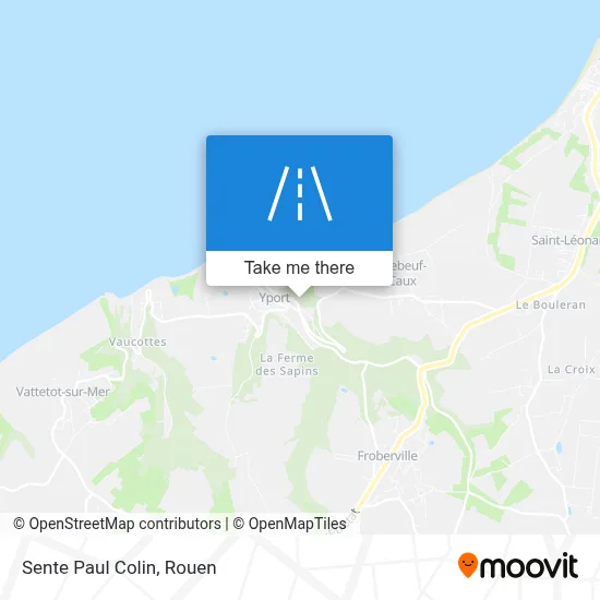 Sente Paul Colin map