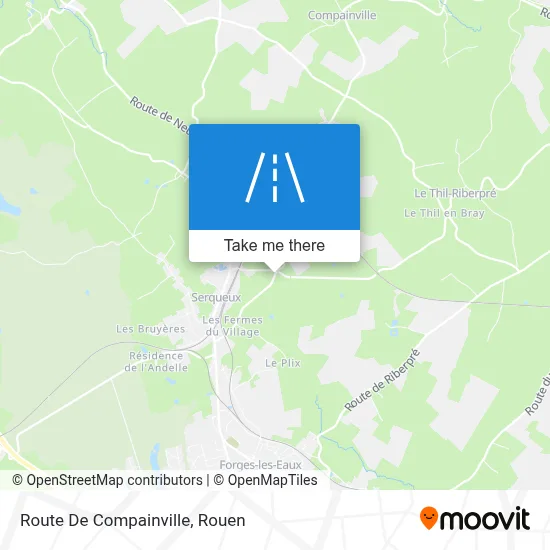 Route De Compainville map