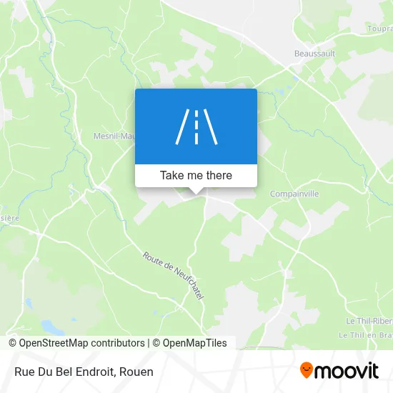 Rue Du Bel Endroit map