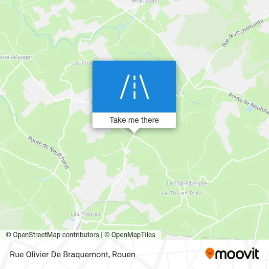 Rue Olivier De Braquemont map