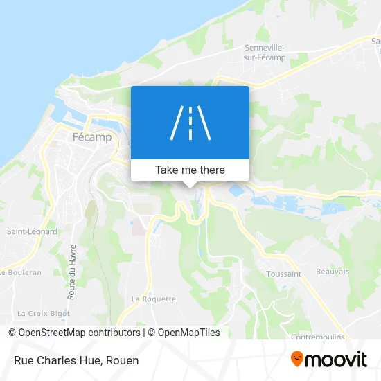 Rue Charles Hue map