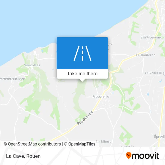 La Cave map