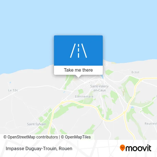 Impasse Duguay-Trouin map
