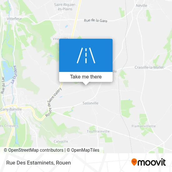 Mapa Rue Des Estaminets