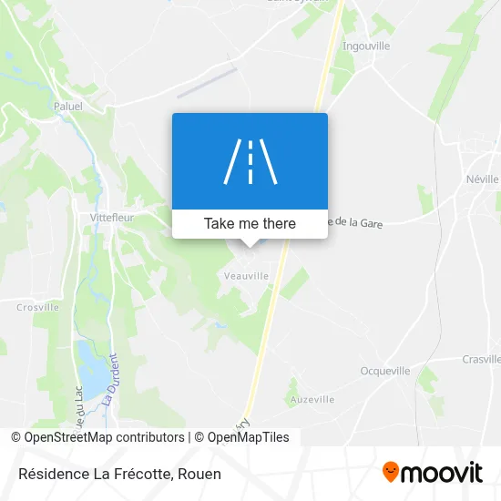 Résidence La Frécotte map