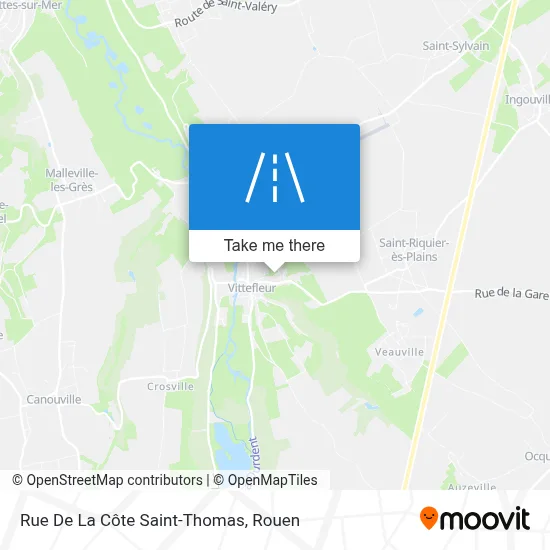 Rue De La Côte Saint-Thomas map