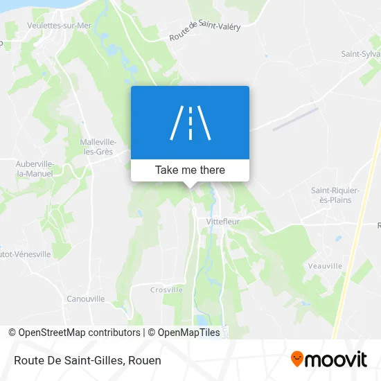 Route De Saint-Gilles map