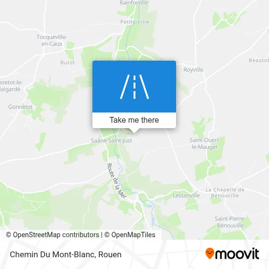 Chemin Du Mont-Blanc map