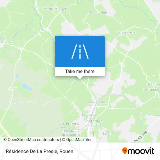 Résidence De La Presle map