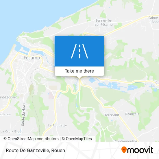 Route De Ganzeville map