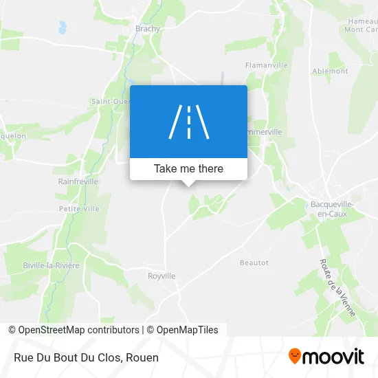 Rue Du Bout Du Clos map