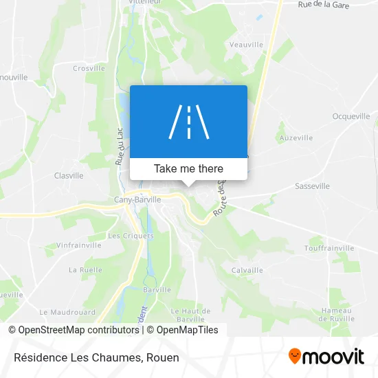 Résidence Les Chaumes map