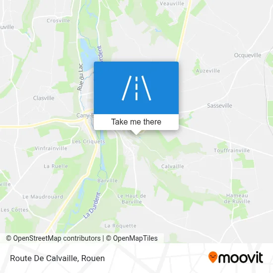 Route De Calvaille map