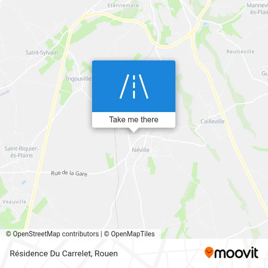 Résidence Du Carrelet map