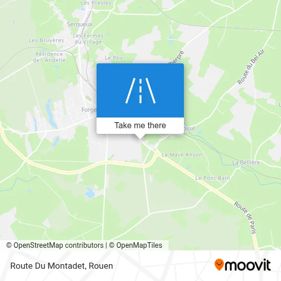 Route Du Montadet map