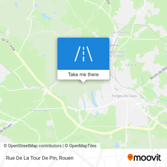 Rue De La Tour De Pin map