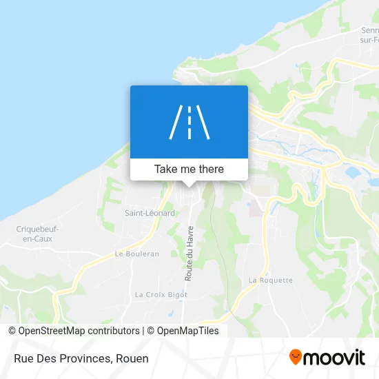 Rue Des Provinces map