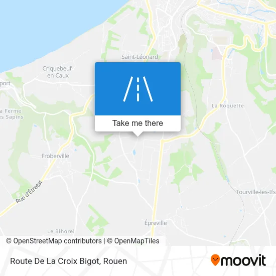 Route De La Croix Bigot map