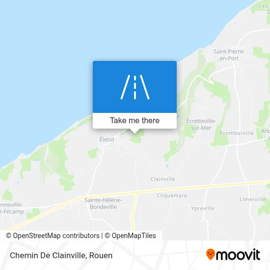 Chemin De Clainville map