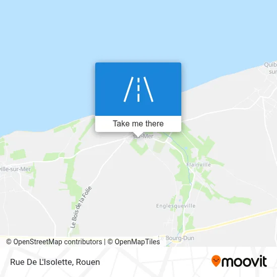 Rue De L'Isolette map
