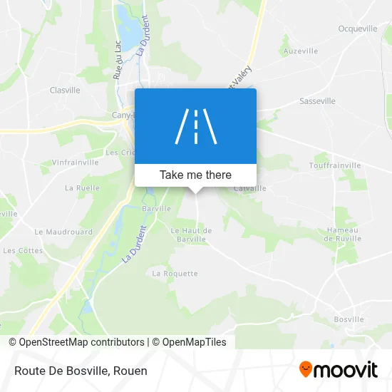 Route De Bosville map