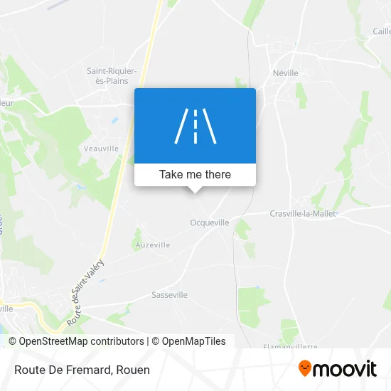 Route De Fremard map