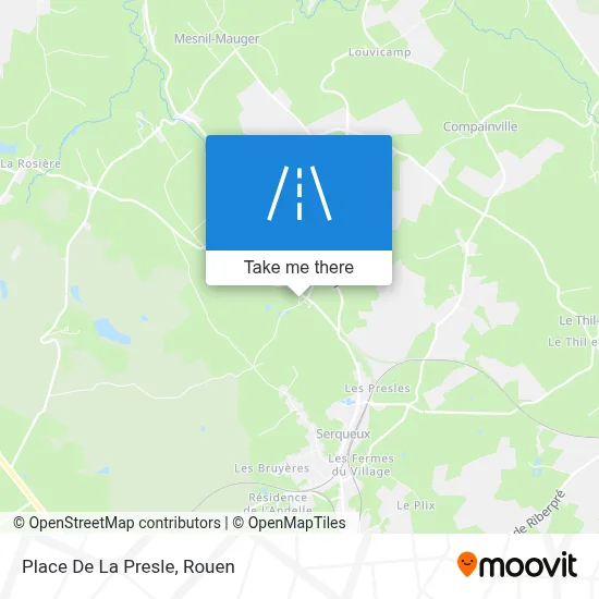 Place De La Presle map