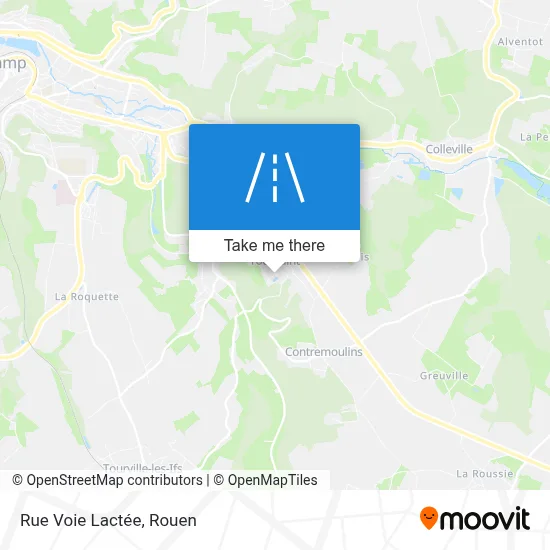 Rue Voie Lactée map