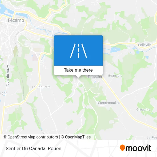 Sentier Du Canada map
