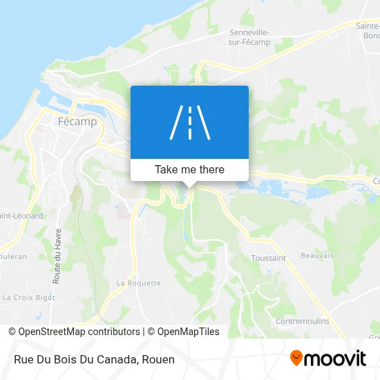 Mapa Rue Du Bois Du Canada