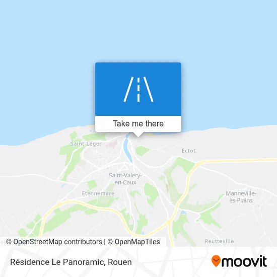 Résidence Le Panoramic map