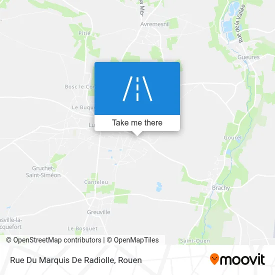 Rue Du Marquis De Radiolle map