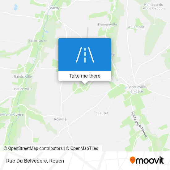 Rue Du Belvedere map
