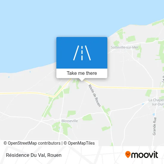 Résidence Du Val map