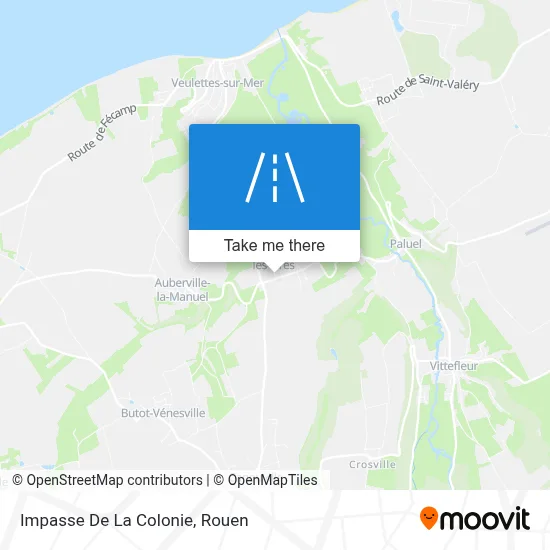 Impasse De La Colonie map