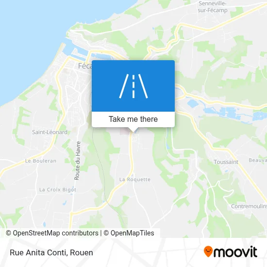 Rue Anita Conti map