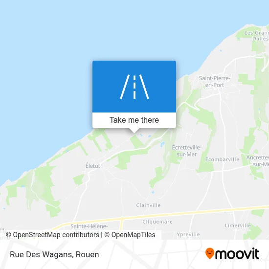 Rue Des Wagans map