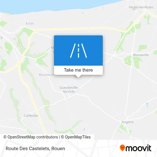 Route Des Castelets map