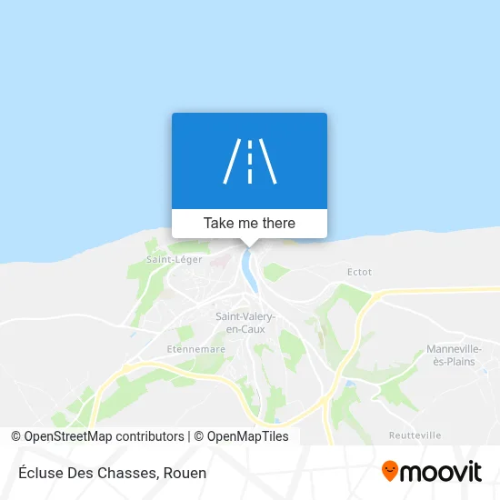 Écluse Des Chasses map