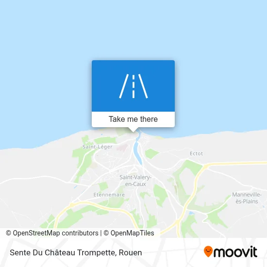 Sente Du Château Trompette map