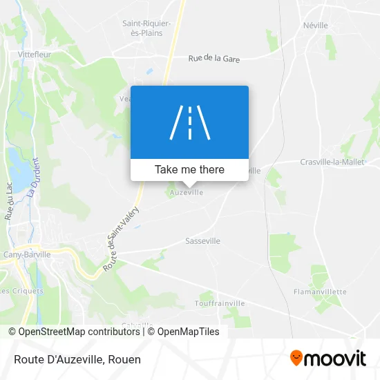 Route D'Auzeville map