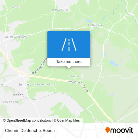 Chemin De Jericho map