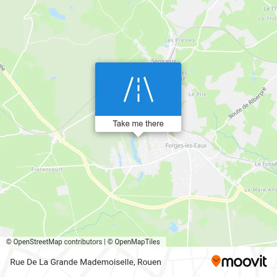 Rue De La Grande Mademoiselle map