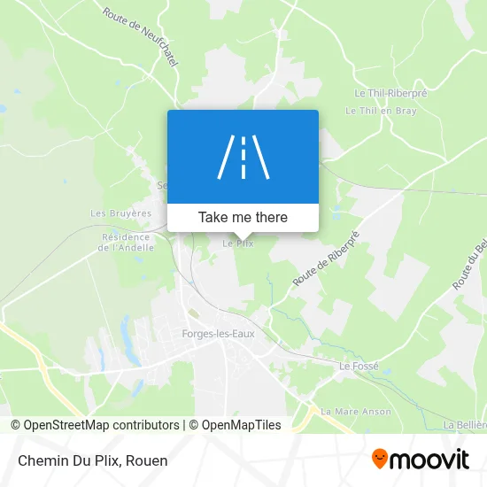Chemin Du Plix map