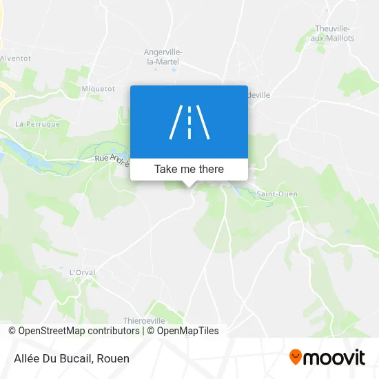 Allée Du Bucail map