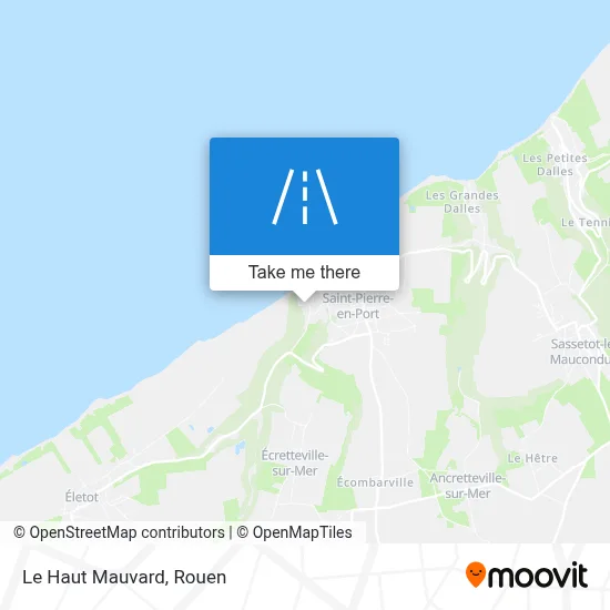 Le Haut Mauvard map